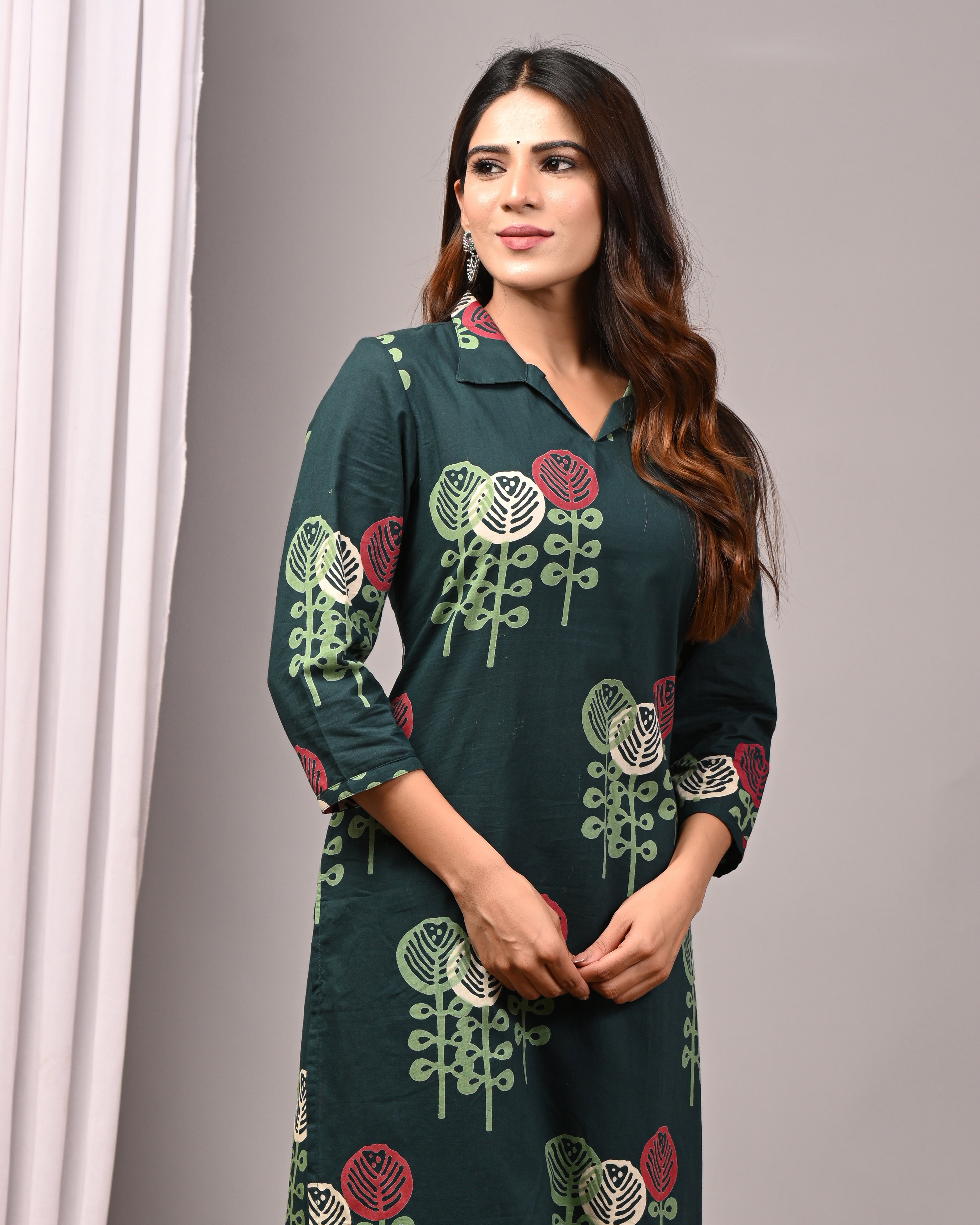 Emerald Garden Sanganeri Palazzo Set